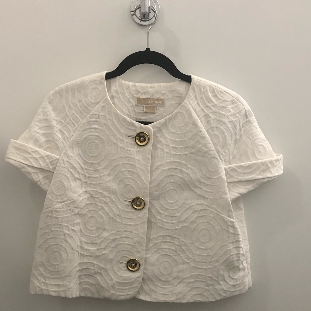 Michael Kors Short Sleeve Blazer
